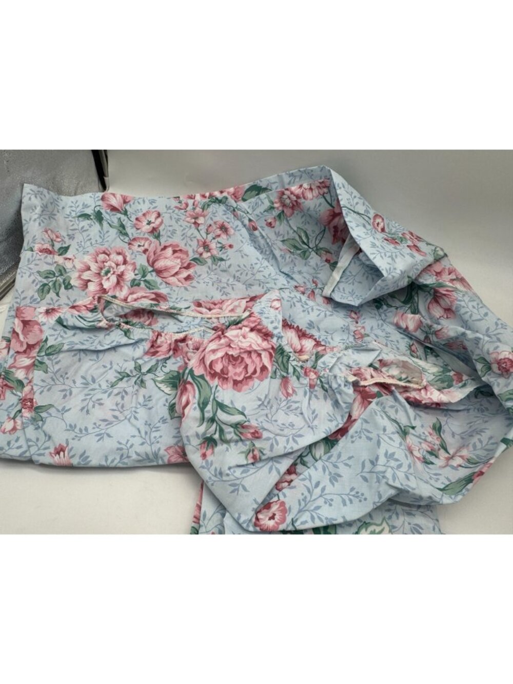 Vintage Cannon No Iron Percale 100% Cotton Queen Sheet & Pillowcase Bedding - Picture 4 of 7